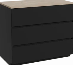 Storke Edge badkamermeubel met Panton wastafelblad voor waskom(men)
