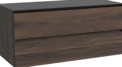 Storke Edge badkamermeubel met Panton wastafelblad voor waskom(men)