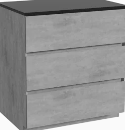 Storke Edge badkamermeubel met Panton wastafelblad voor waskom(men)