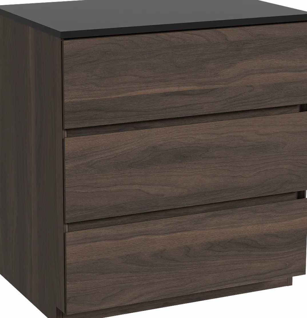 Storke Edge badkamermeubel met Panton wastafelblad voor waskom(men)