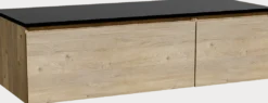 Storke Edge badkamermeubel met Panton wastafelblad voor waskom(men)