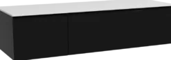 Storke Edge badkamermeubel met Tavola wastafelblad voor waskom(men)