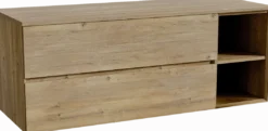 Storke Edge badkamermeubel met Panton wastafelblad voor waskom(men)