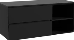 Storke Edge badkamermeubel met Panton wastafelblad voor waskom(men)