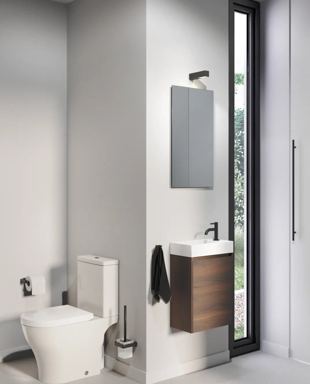 Storke Edge toiletmeubel met Vida wastafel