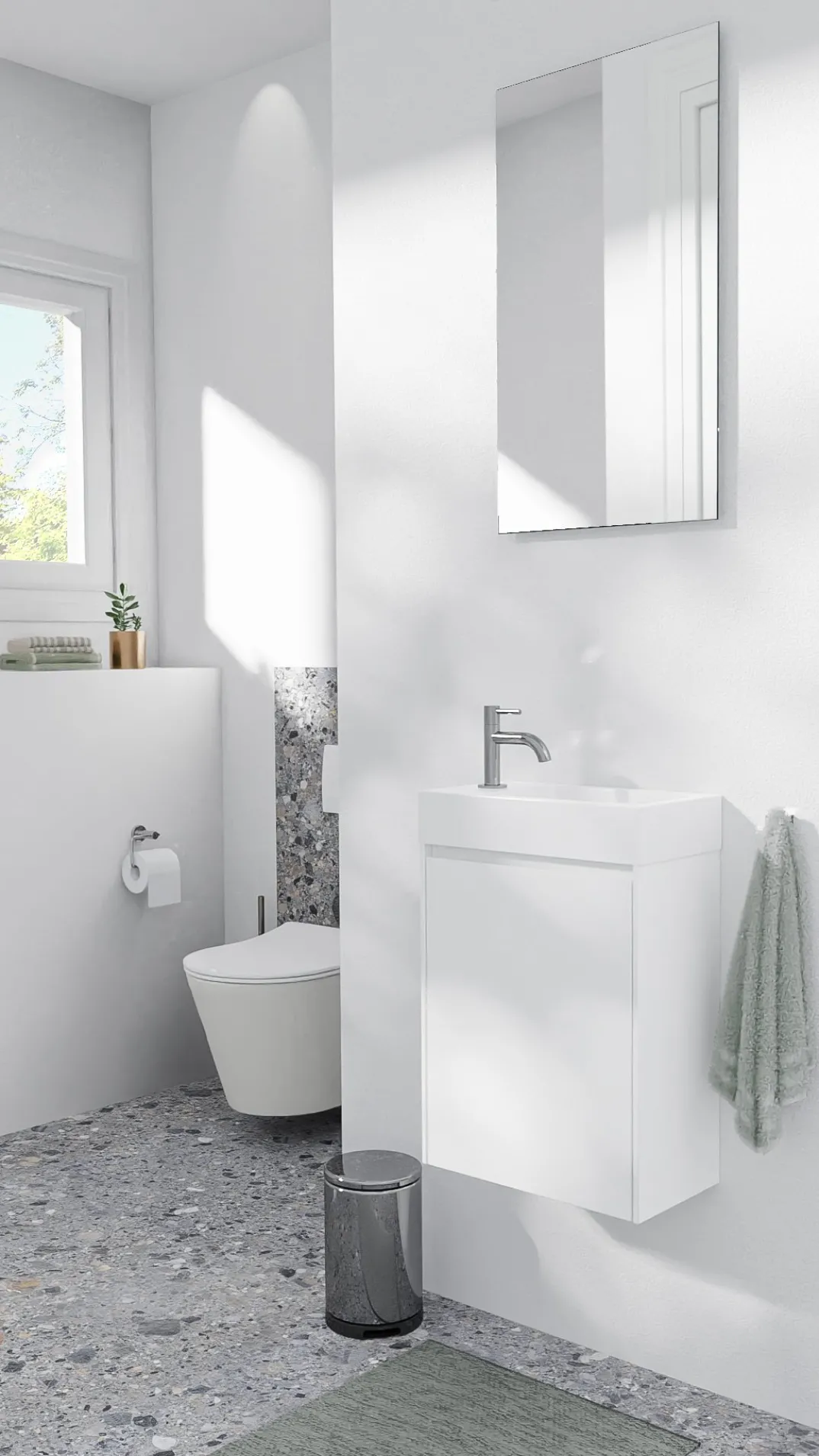 Storke Edge toiletmeubel met Vida wastafel