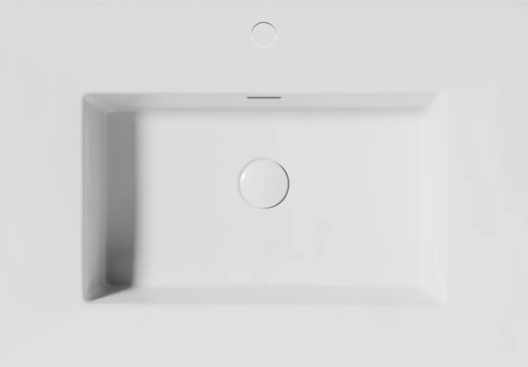Storke Kera wastafel, afvoerplug inbegrepen