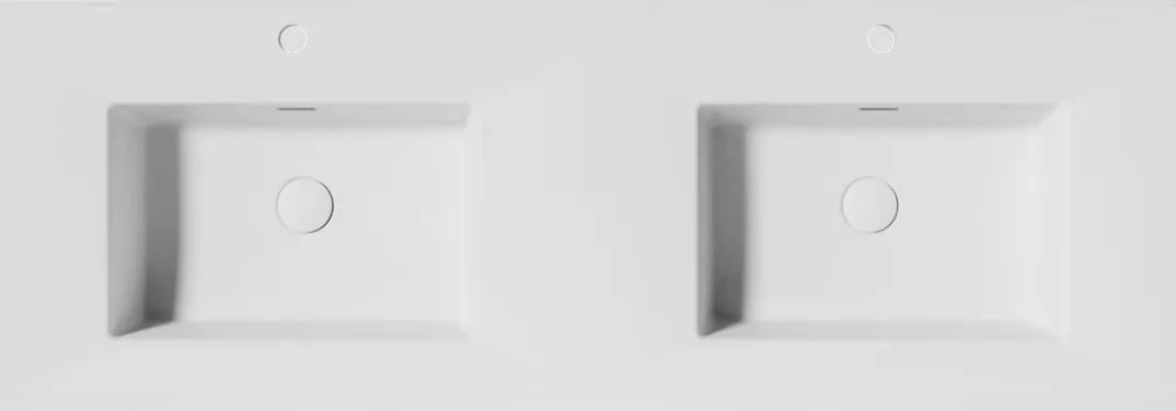 Storke Kera wastafel, afvoerplugs inbegrepen