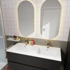 Storke Kera wastafel, afvoerplugs inbegrepen