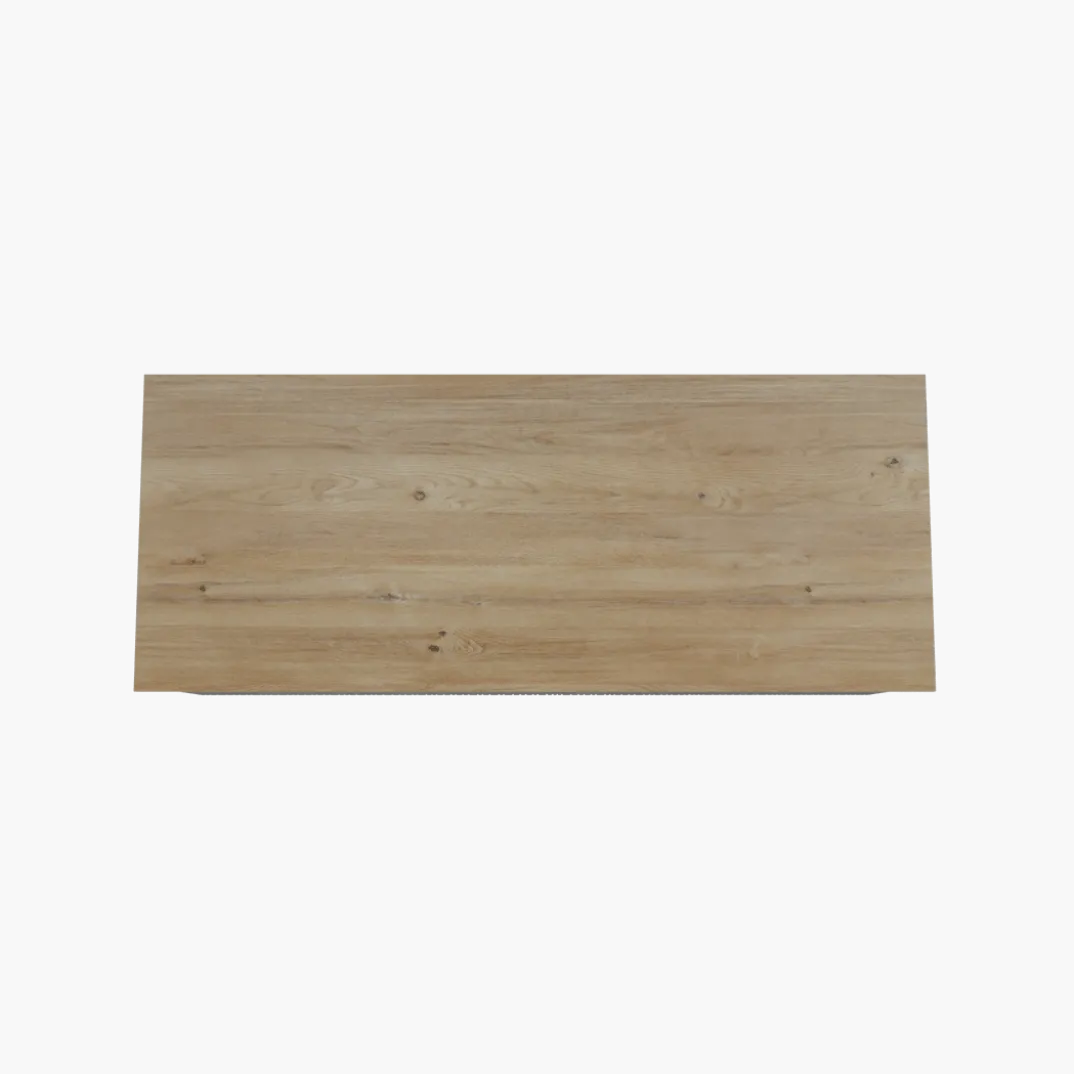 Storke Ribs badkamermeubel met Panton wastafelblad voor waskom(men)
