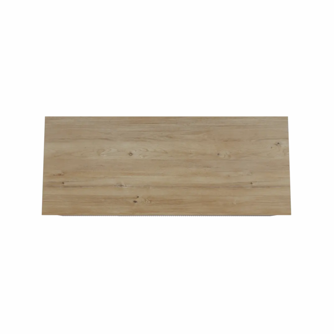 Storke Ribs badkamermeubel met Panton wastafelblad voor waskom(men)