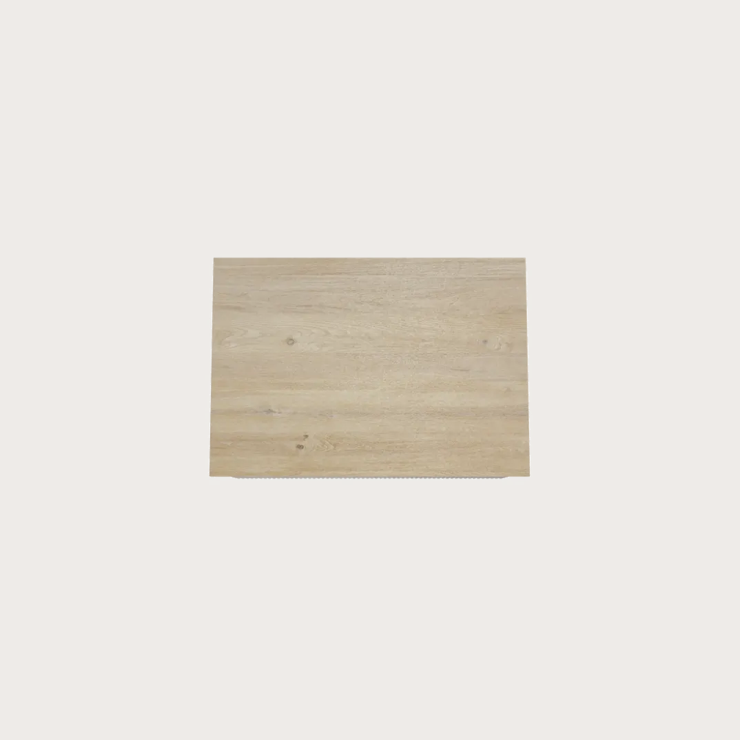 Storke Ribs badkamermeubel met Panton wastafelblad voor waskom(men)
