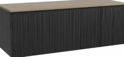 Storke Ribs badkamermeubel met Panton wastafelblad voor waskom(men)