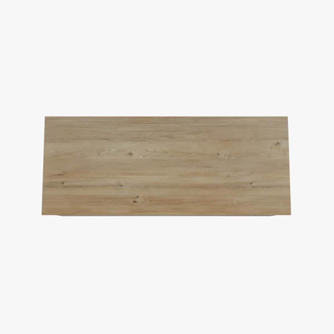 Storke Ribs badkamermeubel met Panton wastafelblad voor waskom(men)