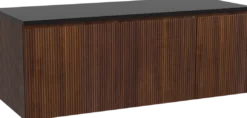 Storke Ribs badkamermeubel met Panton wastafelblad voor waskom(men)