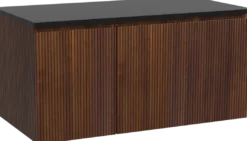 Storke Ribs badkamermeubel met Panton wastafelblad voor waskom(men)