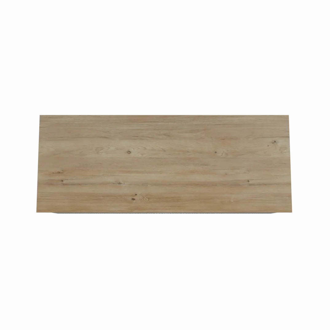 Storke Ribs badkamermeubel met Panton wastafelblad voor waskom(men)