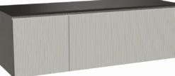Storke Ribs badkamermeubel met Panton wastafelblad voor waskom(men)