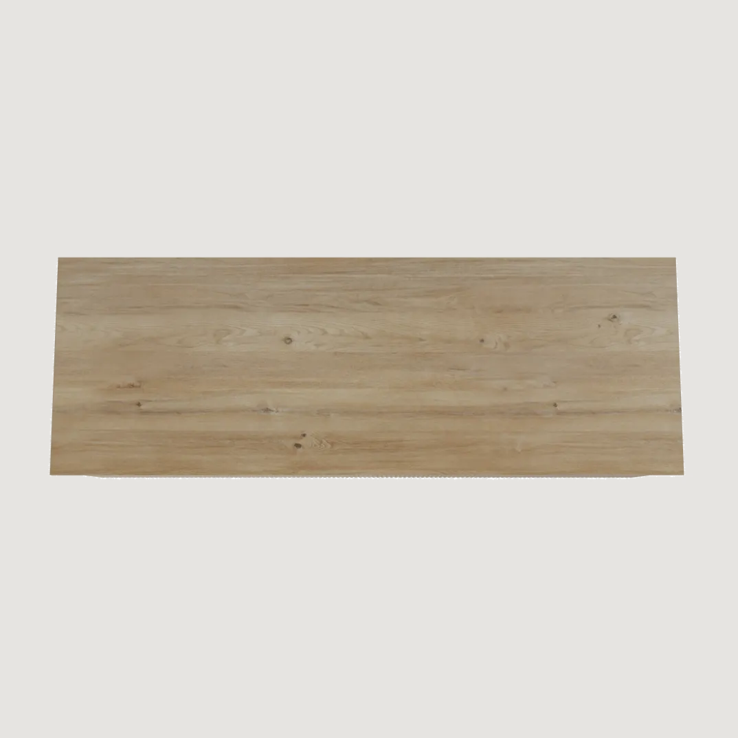 Storke Ribs badkamermeubel met Panton wastafelblad voor waskom(men)