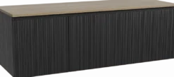 Storke Ribs badkamermeubel met Panton wastafelblad voor waskom(men)
