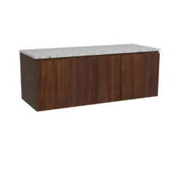 Storke Ribs badkamermeubel met Tavola wastafelblad voor waskom(men)