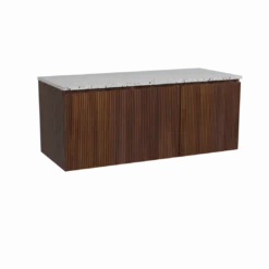 Storke Ribs badkamermeubel met Tavola wastafelblad voor waskom(men)
