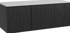 Storke Ribs badkamermeubel met Tavola wastafelblad voor waskom(men)