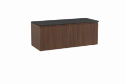 Storke Ribs badkamermeubel met Panton wastafelblad voor waskom(men)