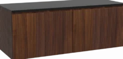 Storke Ribs badkamermeubel met Panton wastafelblad voor waskom(men)