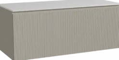 Storke Ribs badkamermeubel met Tavola wastafelblad voor waskom(men)