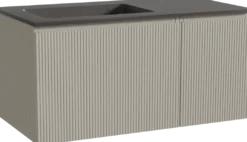 Storke Ribs badkamermeubel met Scuro wastafel