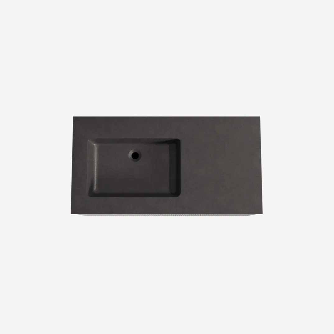 Storke Ribs badkamermeubel met Scuro wastafel