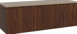 Storke Ribs badkamermeubel met Panton wastafelblad voor waskom(men)