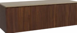 Storke Ribs badkamermeubel met Panton wastafelblad voor waskom(men)
