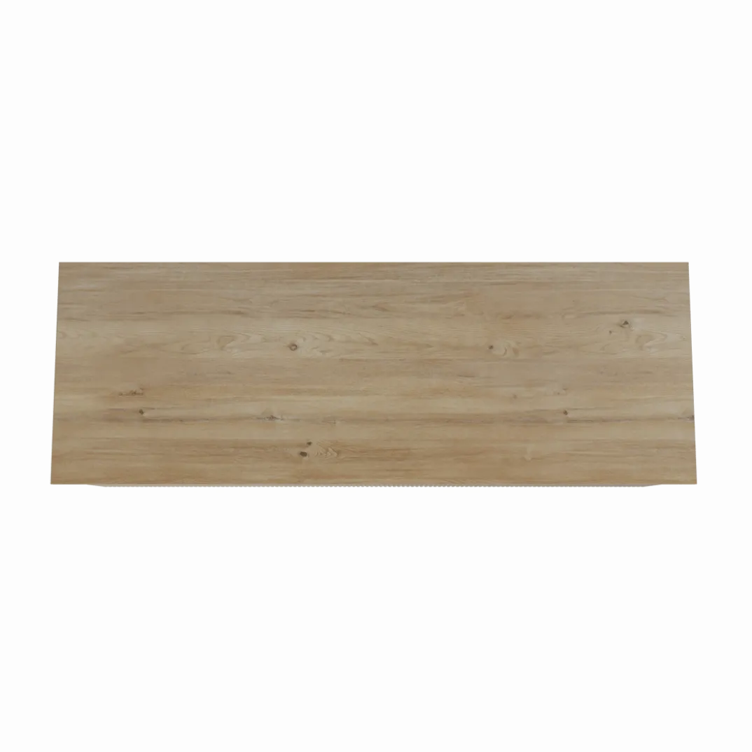 Storke Ribs badkamermeubel met Panton wastafelblad voor waskom(men)
