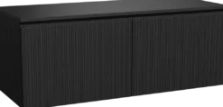 Storke Ribs badkamermeubel met Panton wastafelblad voor waskom(men)