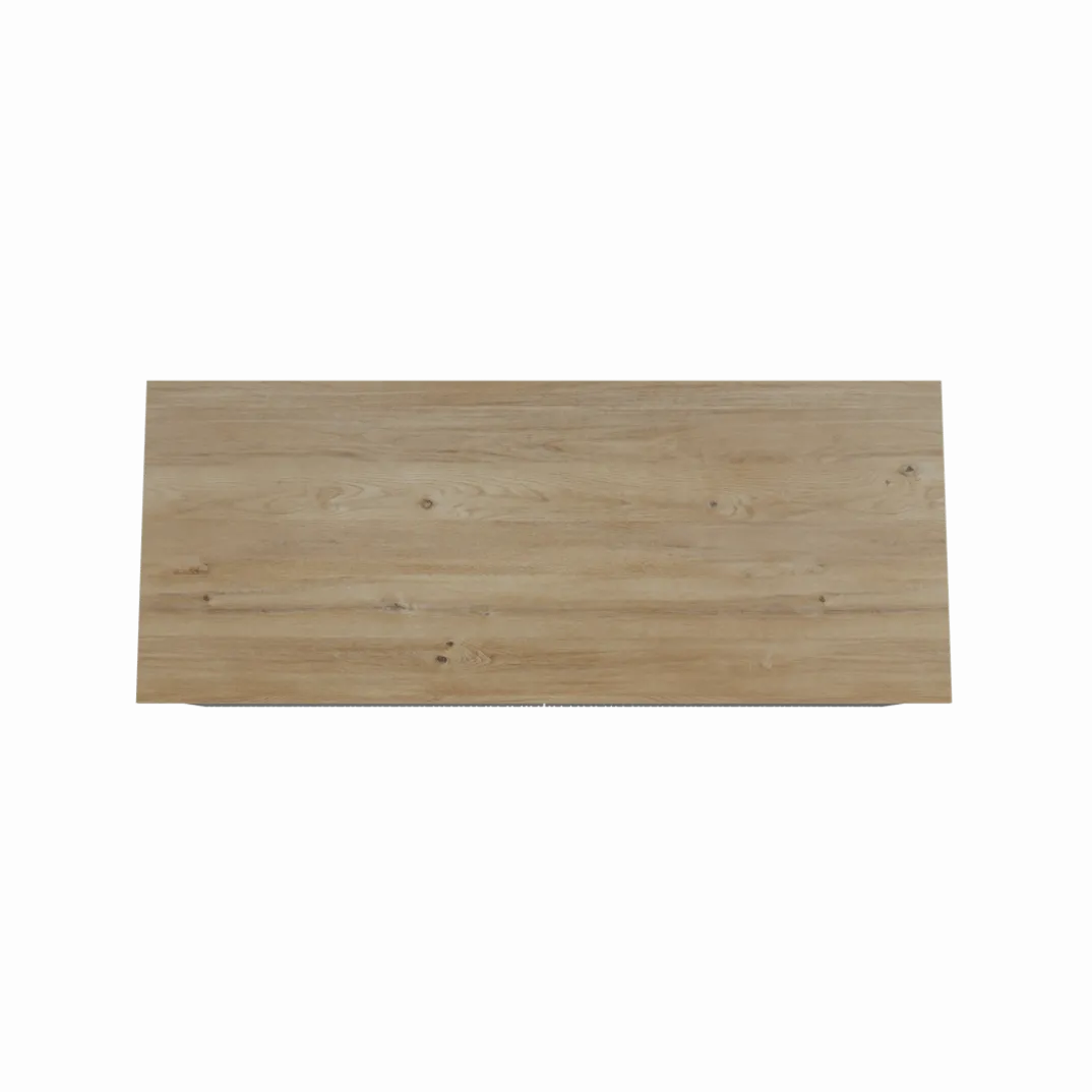 Storke Ribs badkamermeubel met Panton wastafelblad voor waskom(men)