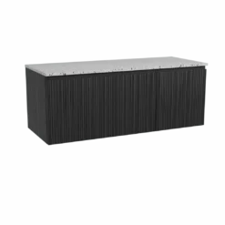 Storke Ribs badkamermeubel met Tavola wastafelblad voor waskom(men)