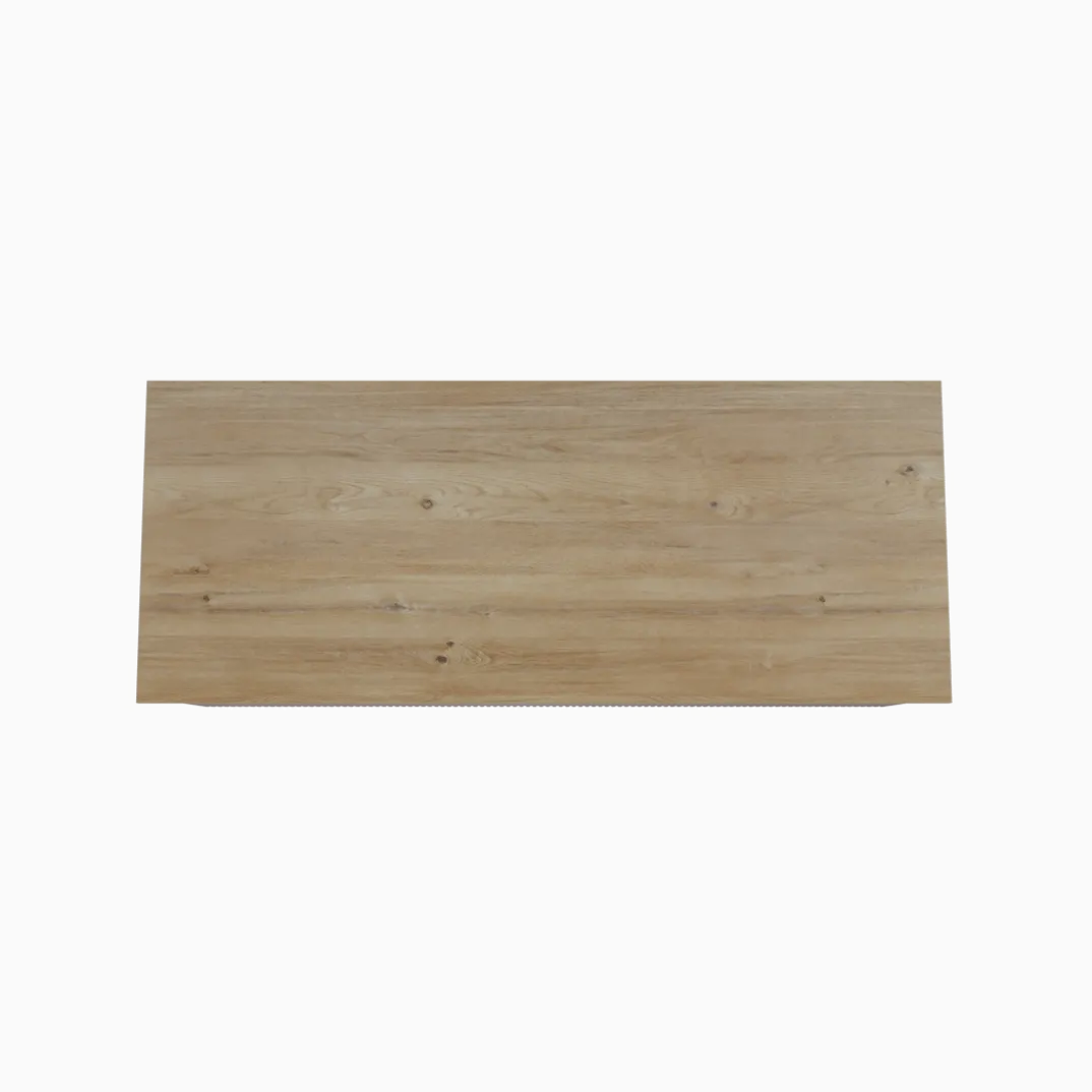 Storke Ribs badkamermeubel met Panton wastafelblad voor waskom(men)