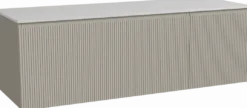 Storke Ribs badkamermeubel met Tavola wastafelblad voor waskom(men)
