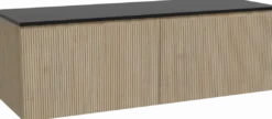 Storke Ribs badkamermeubel met Panton wastafelblad voor waskom(men)