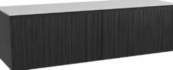 Storke Ribs badkamermeubel met Tavola wastafelblad voor waskom(men)