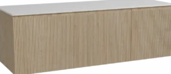 Storke Ribs badkamermeubel met Tavola wastafelblad voor waskom(men)
