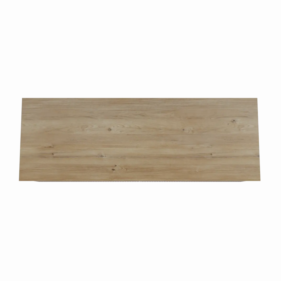 Storke Ribs badkamermeubel met Panton wastafelblad voor waskom(men)
