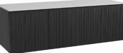 Storke Ribs badkamermeubel met Tavola wastafelblad voor waskom(men)