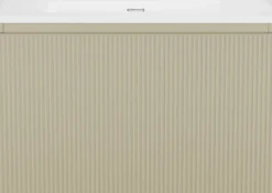 Storke Ribs badkamermeubel met Kera wastafel, afvoerplug inbegrepen