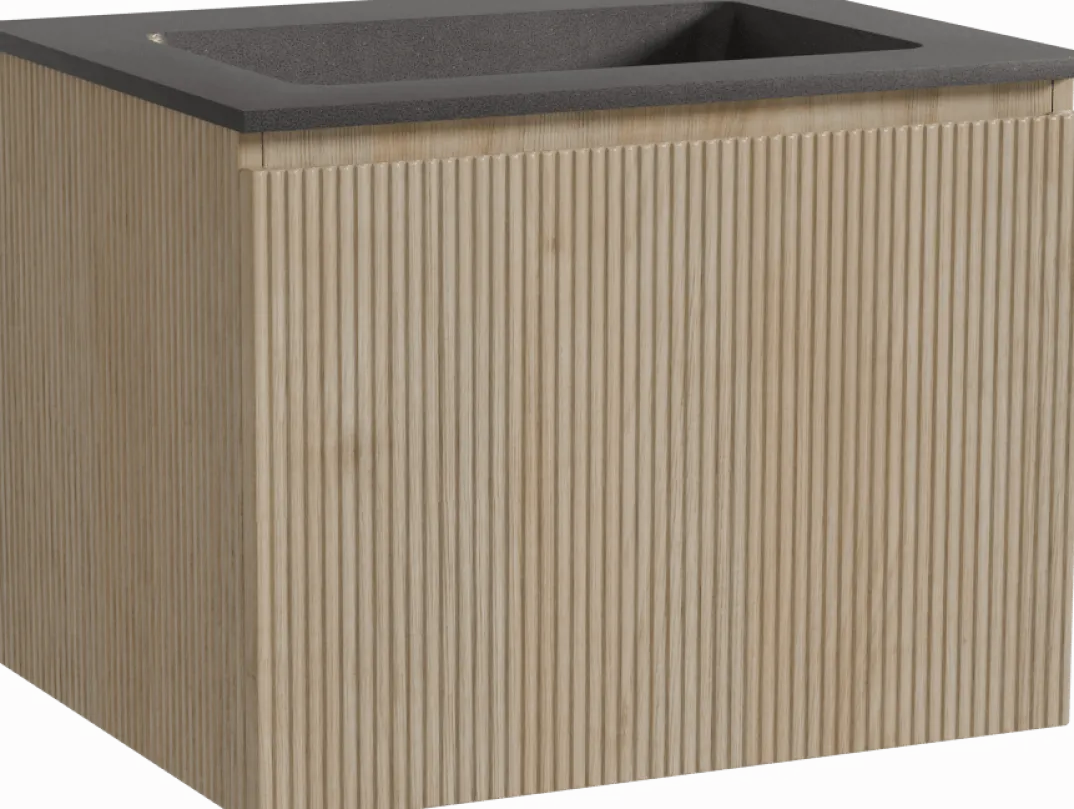 Storke Ribs badkamermeubel met Scuro wastafel