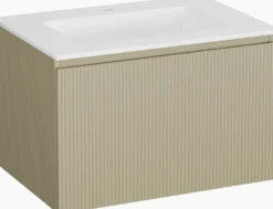 Storke Ribs badkamermeubel met Bilia wastafel