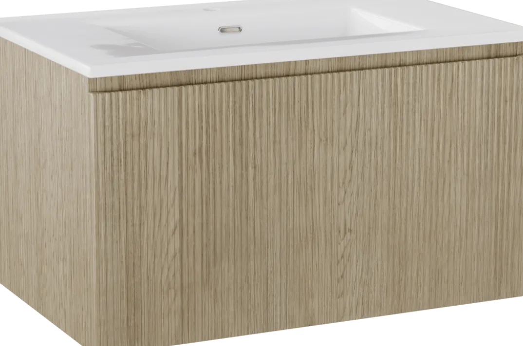 Storke Ribs badkamermeubel met Kera wastafel