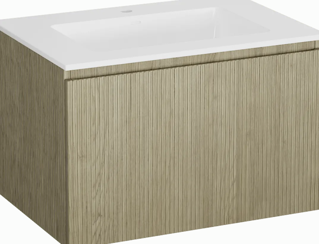 Storke Ribs badkamermeubel met Bilia wastafel